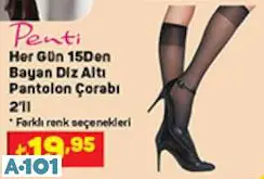 PENTİ 15DEN DİZ ALTI PANTOLON ÇORABI